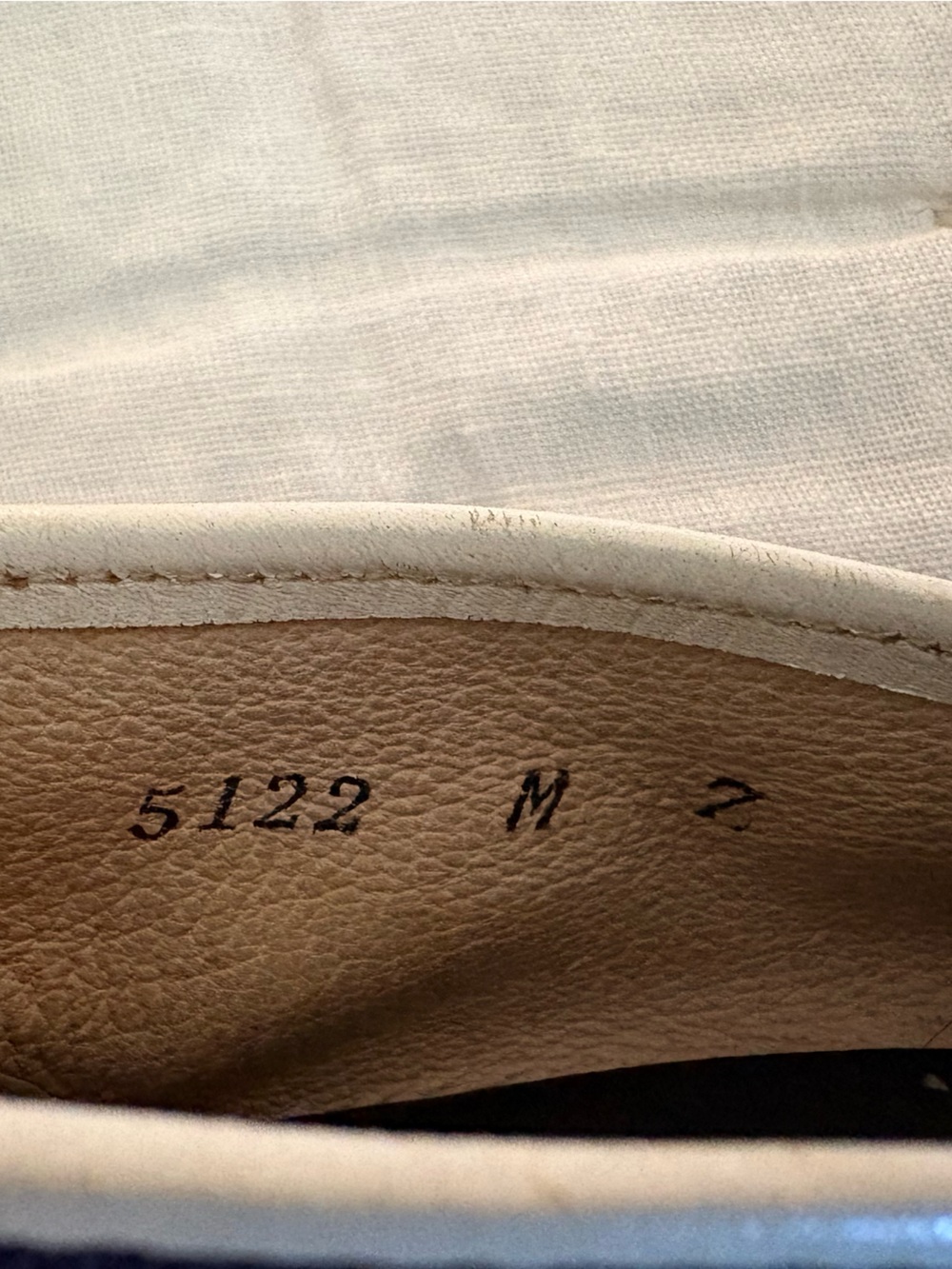 Women’s Travelette Belgian loafers navy with white trim - Picture 5 of 5